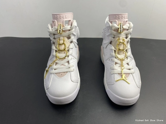 Kicked Out Shoe Store Retro 6 Air Jordan Hoops DH9696-100 (W) Gold 0724